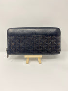 GOYARD MATIGNON BLACK CHEVRON FULL-ZIP LONG WALLET