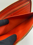 LOUIS VUITTON RED MONOGRAM EMPREINTE LEATHER ZIPPY