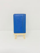 LOUIS VUITTON BLUE EPI LEATHER POCKET ORGANIZER