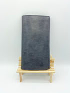 LOUIS VUITTON BLACK EPI LEATHER BRAZZA WALLET