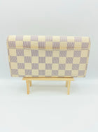 LOUIS VUITTON DAMIER AZUR SARAH WALLET