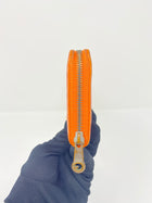 GOYARD MATIGNON ORANGE CHEVRON FULL-ZIP LONG WALLET
