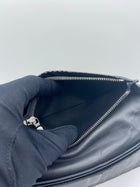 LOUIS VUITTON BLACK DAMIER INFINI BRAZZA WALLET