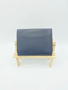 LOUIS VUITTON BLACK EPI LEATHER CARD CASE