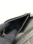 LOUIS VUITTON BLACK EPI LEATHER BRAZZA WALLET