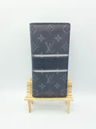 LOUIS VUITTON MONOGRAM ECLIPSE FRAGMENT BRAZZA WALLET