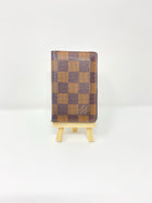 LOUIS VUITTON DAMIER EBENE POCKET ORGANIZER