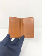 LOUIS VUITTON BROWN MONOGRAM POCKET ORGANIZER