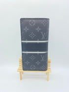 LOUIS VUITTON MONOGRAM ECLIPSE FRAGMENT BRAZZA WALLET