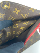 LOUIS VUITTON BROWN MONOGRAM JOSEPHINE WALLET