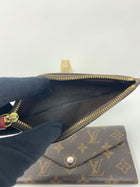 LOUIS VUITTON BROWN MONOGRAM JOSEPHINE WALLET