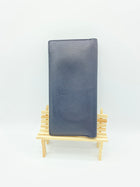 SAINT LAURENT BLACK LEATHER LONG WALLET