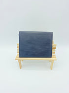 LOUIS VUITTON BLACK EPI LEATHER CARD CASE