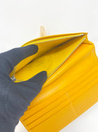 GOYARD YELLOW RICHELIEU LONG WALLET