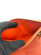 LOUIS VUITTON RED MONOGRAM EMPREINTE LEATHER ZIPPY