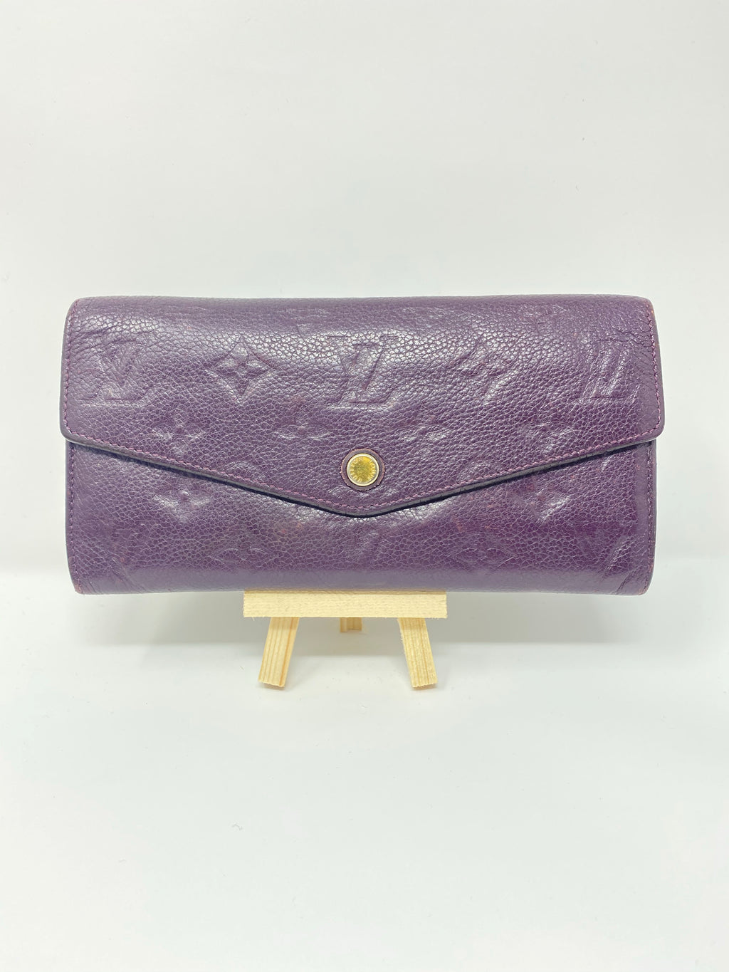 Louis Vuitton Wallet in Purple Patent – Fancy Lux