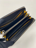 GOYARD MATIGNON BLACK CHEVRON FULL-ZIP LONG WALLET
