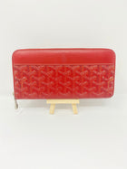 GOYARD MATIGNON RED CHEVRON FULL-ZIP