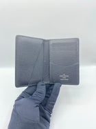 LOUIS VUITTON BLACK EPI LEATHER POCKET ORGANIZER