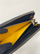 GOYARD MATIGNON BLACK CHEVRON FULL-ZIP LONG WALLET