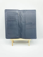 LOUIS VUITTON BLACK DAMIER INFINI BRAZZA WALLET