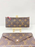 LOUIS VUITTON BROWN MONOGRAM JOSEPHINE WALLET