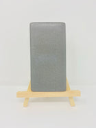 LOUIS VUITTON GLACIER GREY TAIGA LEATHER BRAZZA WALLET