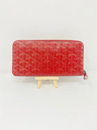 GOYARD MATIGNON RED CHEVRON FULL-ZIP