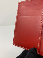 GOYARD RED CHEVRON ST. PIERRE WALLET