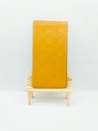 LOUIS VUITTON YELLOW DAMIER INFINI BRAZZA WALLET