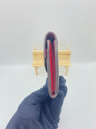 LOUIS VUITTON BROWN MONOGRAM RED TRIM EMILIE WALLET