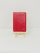 LOUIS VUITTON RED EPI LEATHER POCKET ORGANIZER
