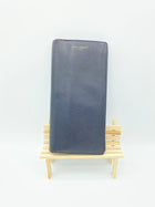 SAINT LAURENT BLACK LEATHER LONG WALLET