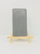 LOUIS VUITTON GLACIER GREY TAIGA LEATHER BRAZZA WALLET