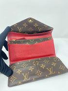 LOUIS VUITTON BROWN MONOGRAM JOSEPHINE WALLET