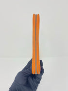 GOYARD MATIGNON ORANGE CHEVRON FULL-ZIP LONG WALLET