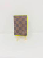 LOUIS VUITTON DAMIER EBENE NEON TRIM POCKET ORGANIZER
