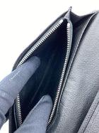 LOUIS VUITTON MONOGRAM ECLIPSE FRAGMENT BRAZZA WALLET