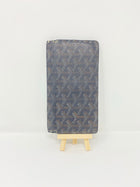 GOYARD BLACK RICHELIEU LONG WALLET