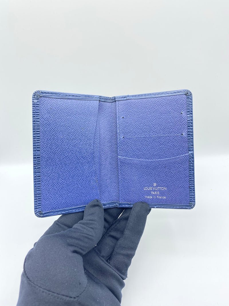 Louis Vuitton Navy Blue Epi Leather Pocket Organiser Louis Vuitton
