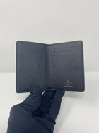 LOUIS VUITTON BLACK EPI LEATHER POCKET ORGANIZER