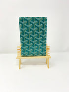 GOYARD GOYARDINE PASSPORT HOLDER GREEN