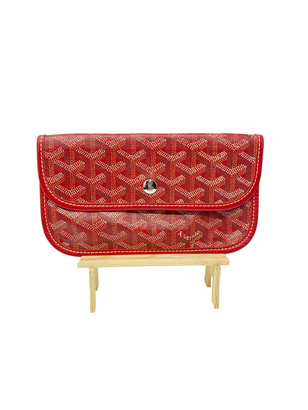 GOYARD SAINT LOUIS POUCH RED