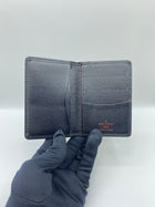 LOUIS VUITTON BLACK EPI LEATHER POCKET ORGANIZER