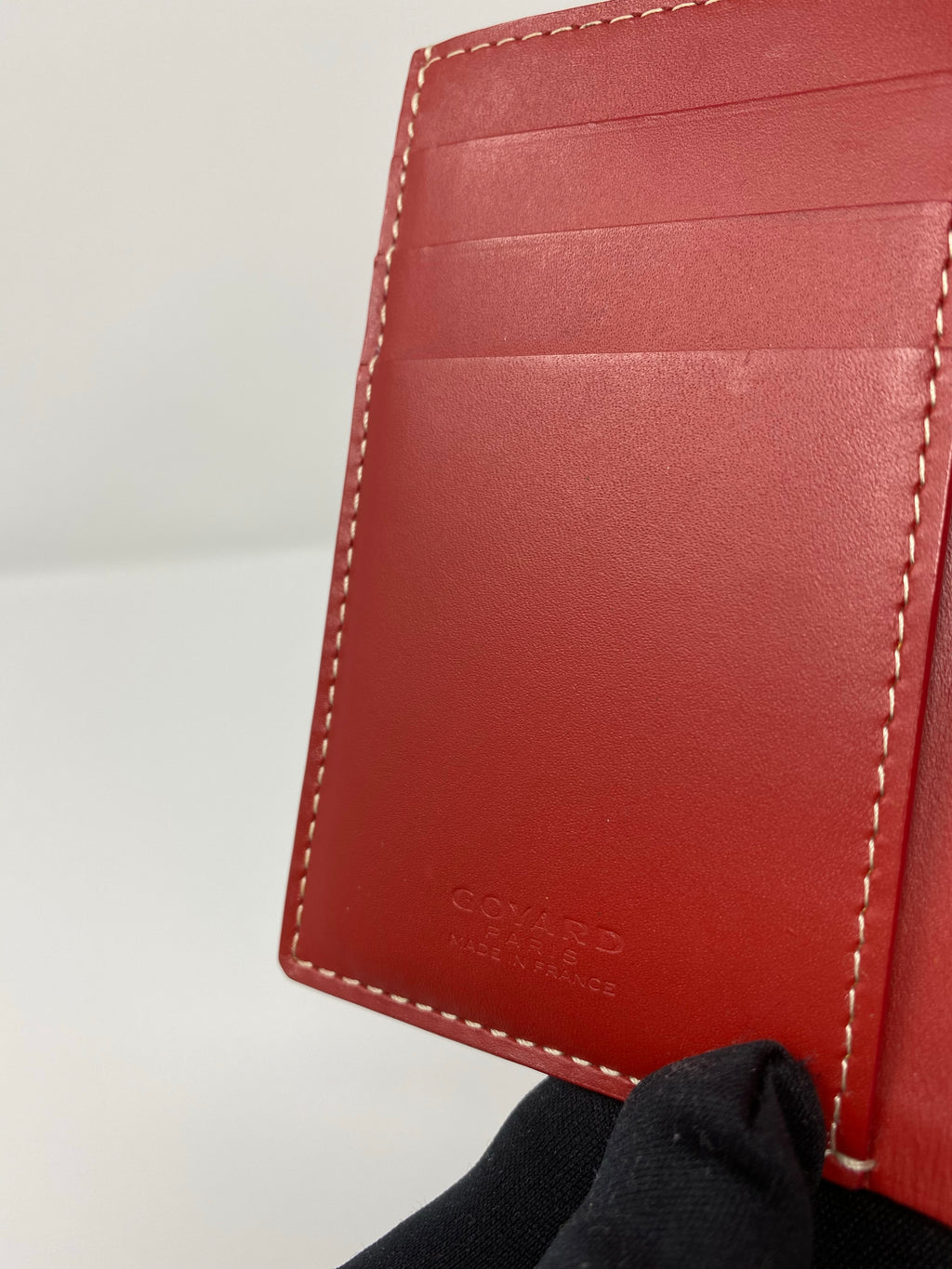 Goyard, Bags, Goyard Saintpierre Card Wallet Red